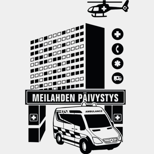 Meikku musta printti Thumbnail